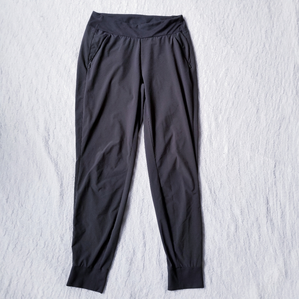Athleta Joggers with Zipper Pockets and Yoga Waistband